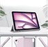 NIKCORP Preklopna zaštitna maska za iPad Air 11" (2024) / 10,9" (2020/2022) s držačem za olovku i stalkom, roza
